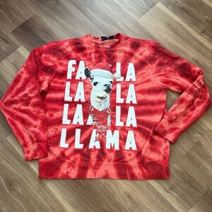 FA LA Llama Christmas Sweatshirt Size- XL